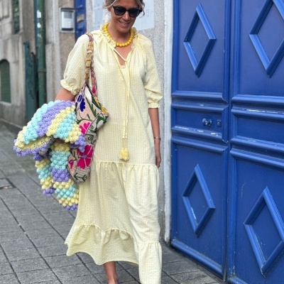 Vestido&#x20;vichy&#x20;amarelo