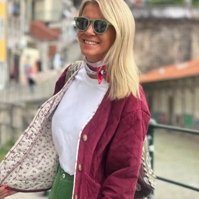 Casaco&#x20;bombazina&#x20;&quot;Passeio&#x20;na&#x20;Pra&#x00E7;a&quot;