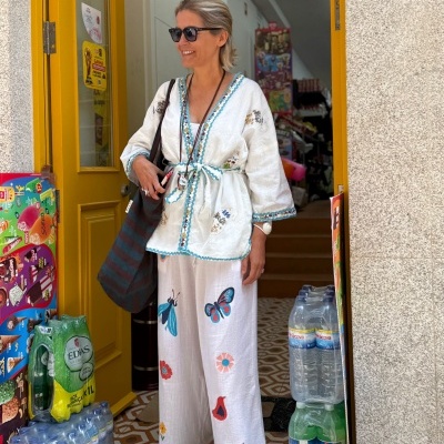 Kimono&#x20;Blue&#x20;Flower