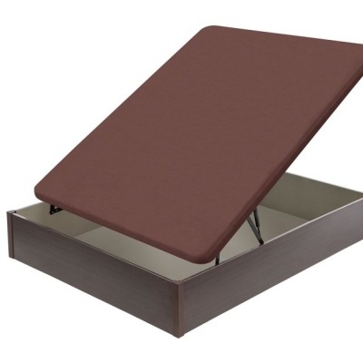 Cama de arrumação castanha com estofado elevatório