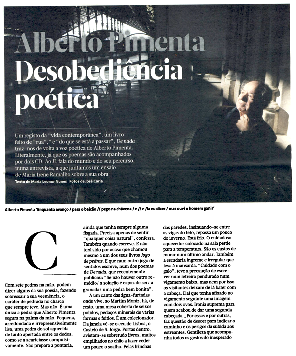 De nada no Jornal de Letras [1]