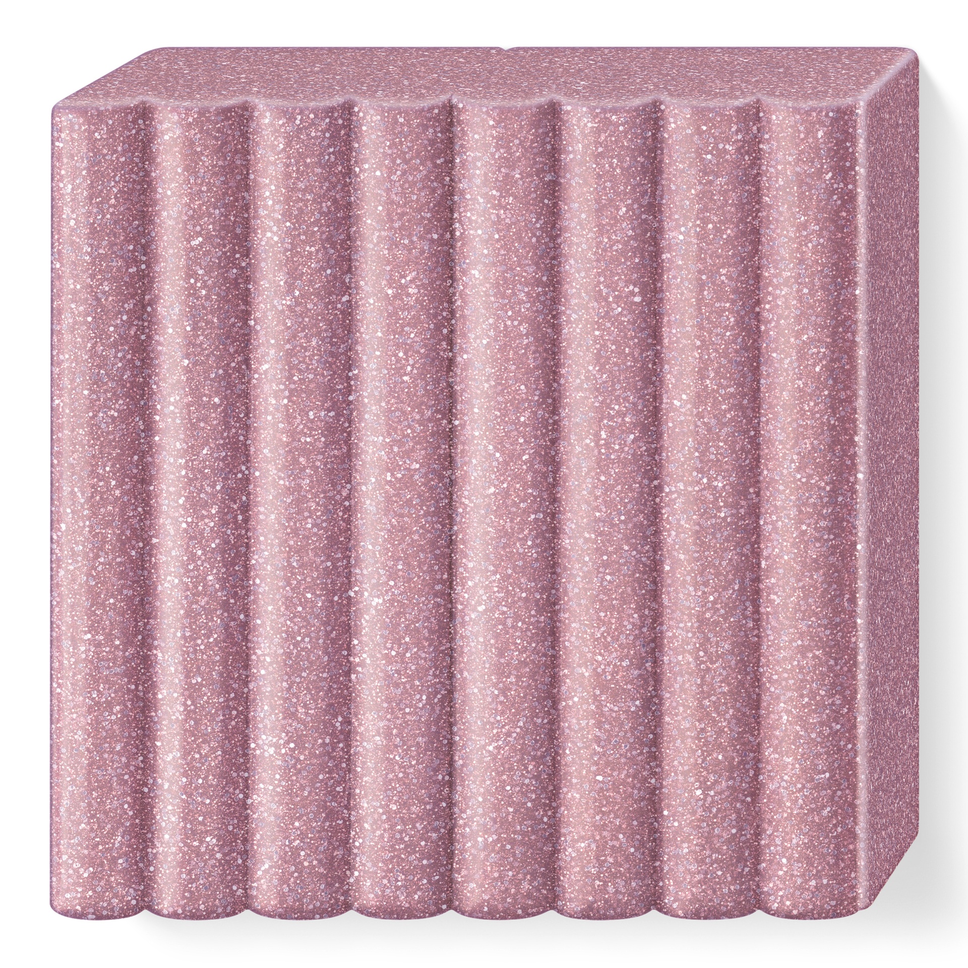 Bloco de espuma rosado texturizado corrugado