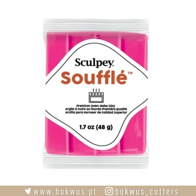 Pacote de argila para cozer Sculpey Soufflé rosa