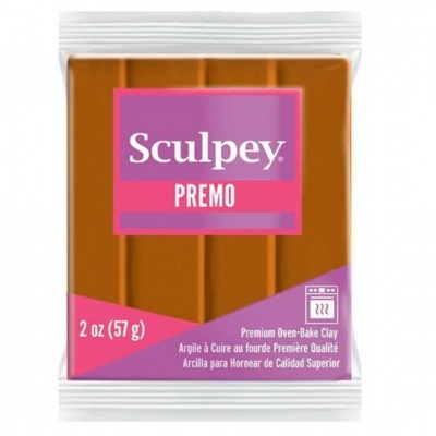 Pacote de argila para forno Sculpey PREMO castanha 57 g