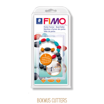 Máquina de formar pérolas FIMO em embalagem transparente com logótipo e imagem colorida