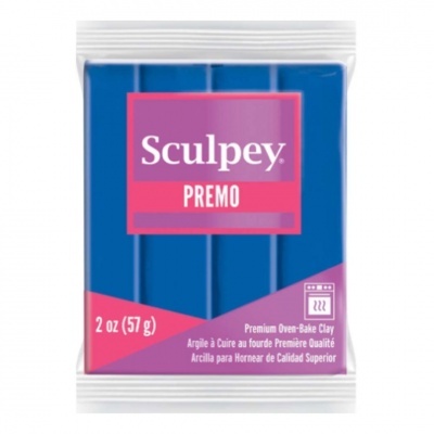 Embalagem de massa de modelar azul Sculpey Premo