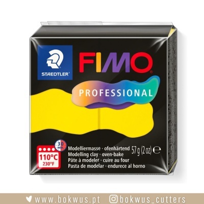 Pacote de pasta de modelar FIMO Professional amarelo da STAEDTLER