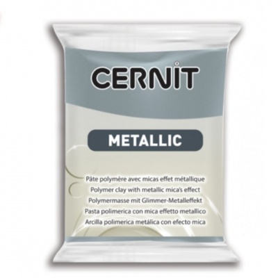 Pacote de argila polimérica Cernit Metallic com efeito metálico mica