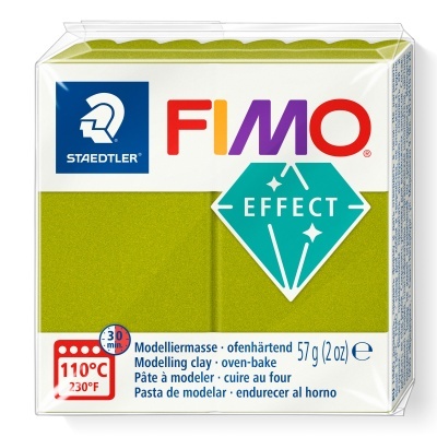 Pacote de massa de modelar FIMO EFFECT verde da STAEDTLER