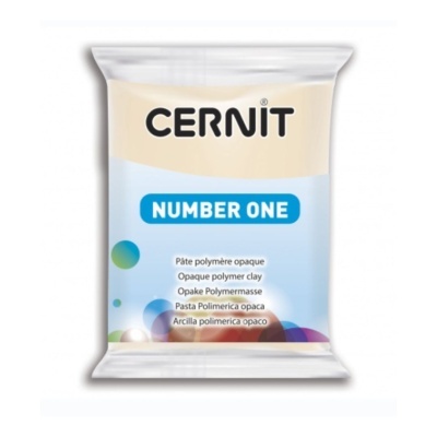 Embalagem de massa polimérica opaca branca e azul da marca CERNIT