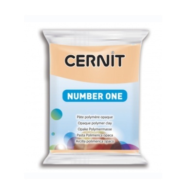 Pacote de massa de modelar opaca Cernit Number One com design colorido