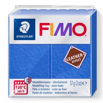 Pacote de massa de modelar azul Staedtler Fimo com efeito pele