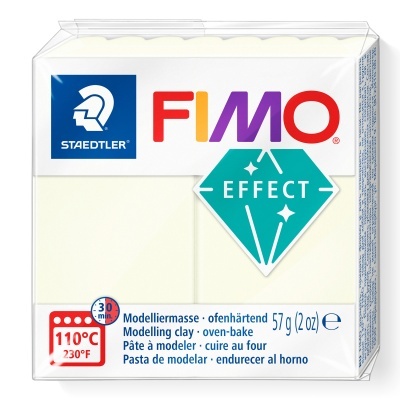 Embalagem de massa para modelar FIMO Effect branca da STAEDTLER
