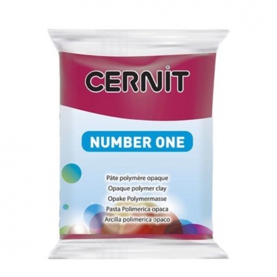 Pacote de argila polimérica opaca CERNIT NUMBER ONE em embalagem plástica