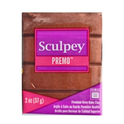 Embalagem de massa de modelar Sculpey PREMO castanha 57g