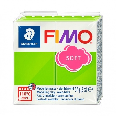 Pacote de massa de modelar FIMO SOFT verde da STAEDTLER