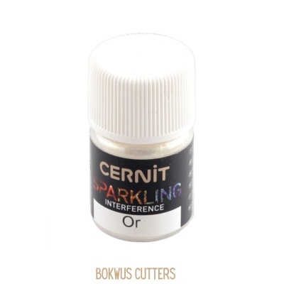 Frasco pequeno de verniz brilhante CERNIT cor Or