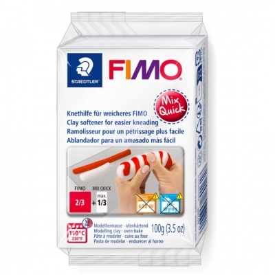 Embalagem de massa de modelar branca STAEDTLER FIMO Mix Quick 100g