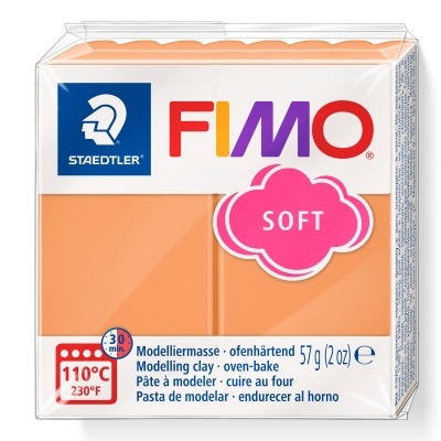 Pacote de massa de modelar FIMO SOFT laranja da marca Staedtler