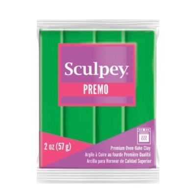 Pacote de argila polimérica Sculpey Premo verde