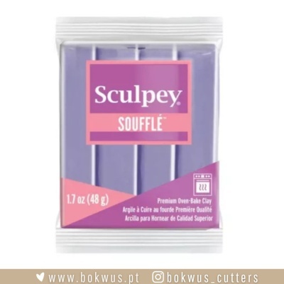 Pacote de massa de modelar Sculpey Soufflé lilás 48 g
