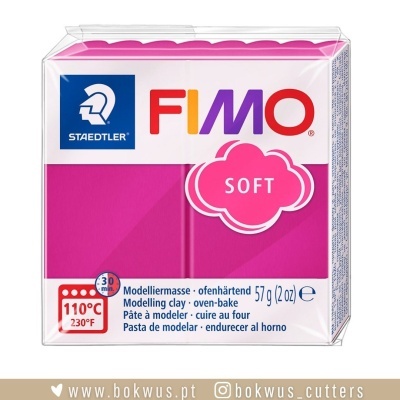 Pacote de massa de modelar FIMO Soft rosa da Staedtler