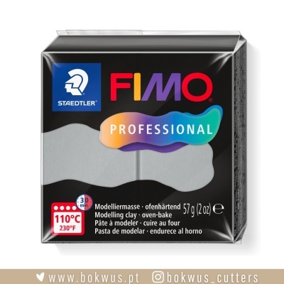 Pacote de pasta de modelar STAEDTLER FIMO Professional cinza