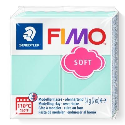 Pacote de massa de modelar FIMO Soft Staedtler azul claro