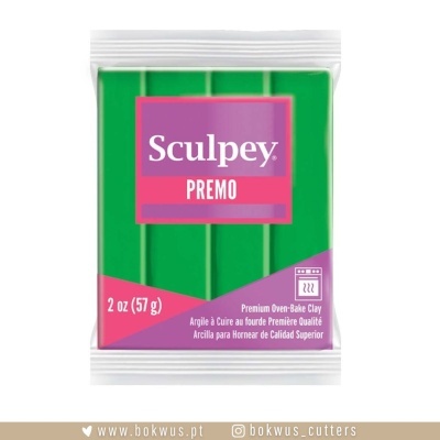 Massa de modelar verde Sculpey PREMO 57 g