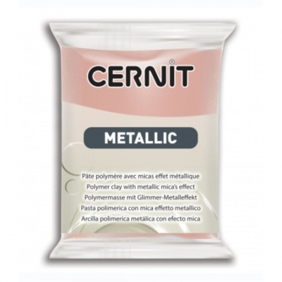 Pacote de massa polimérica Cernit Metallic com efeito metálico mica