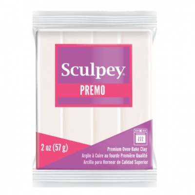 Pacote de massa de modelar Sculpey PREMO branca 57g