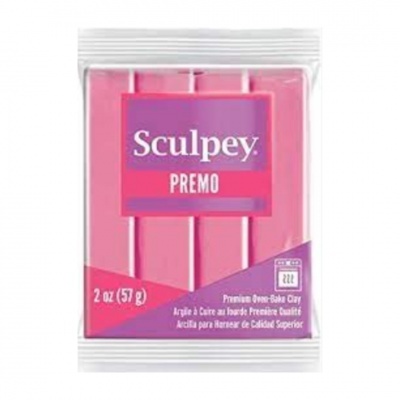 Pacote de massa de modelar Sculpey Premo cor rosa