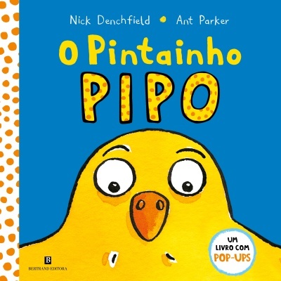 Capa de livro infantil com um pintainho amarelo e título colorido