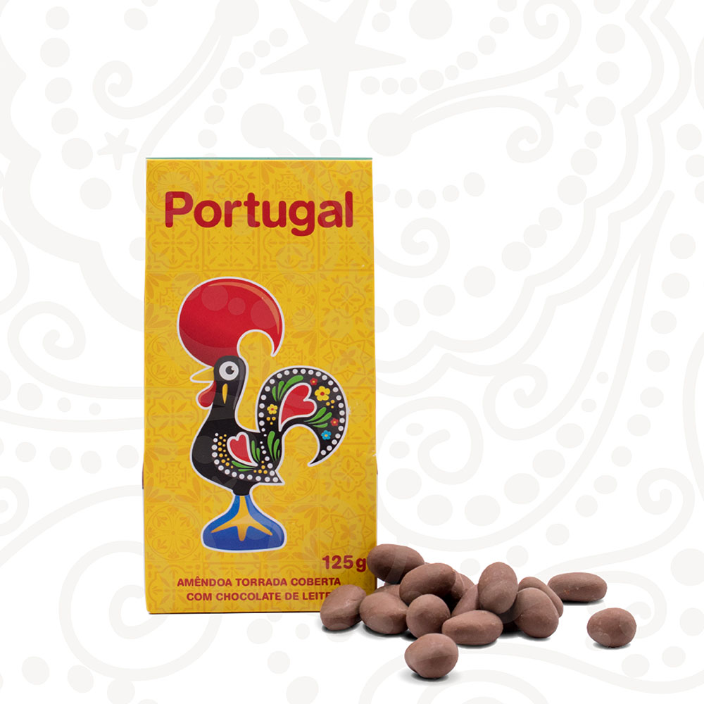 Amêndoa Torrada Coberta com Chocolate - Portugal Amêndoa Torrada Coberta com Chocolate - Portugal