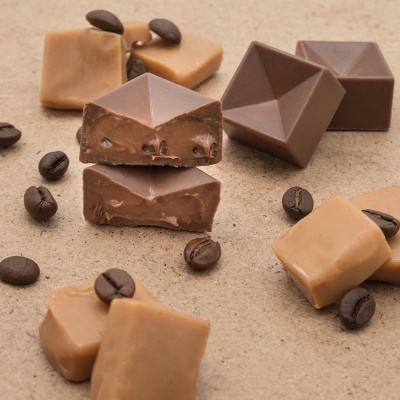 Bombons com Recheio de Caramelo Toffee