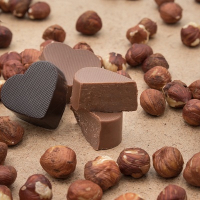 Bombons com Recheio de Praliné de Avelã