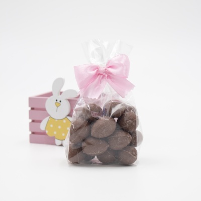 🐰 Caixa de Madeira com Ovinhos de Chocolate