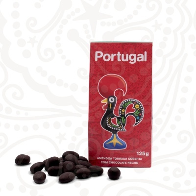 Amêndoa Torrada Coberta com Chocolate - Portugal Amêndoa Torrada Coberta com Chocolate - Portugal