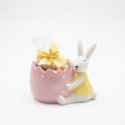 Coelho Decorativo de Páscoa com Sortido de Amêndoas🐰 Coelho Decorativo de Páscoa com Sortido de Amêndoas🐰