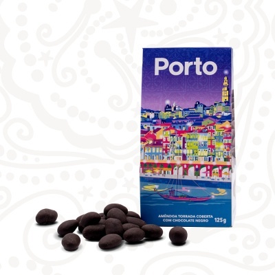 Amêndoa Torrada Coberta com Chocolate - Porto