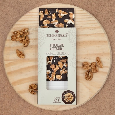 Tablete de Chocolate Negro 70% com Noz