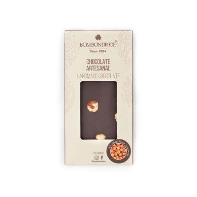 Tablete de Chocolate Negro 70% com Avelã