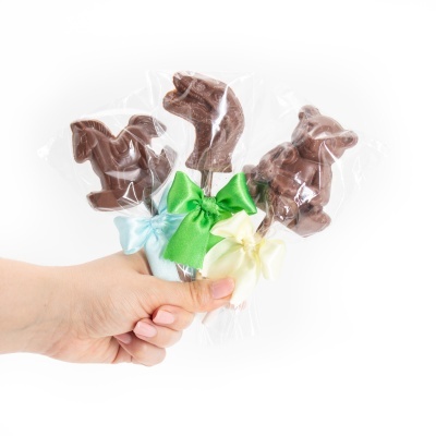 Chupa de Chocolate de Leite - Figuras Temáticas