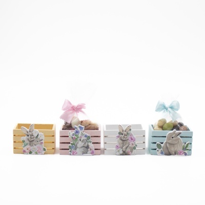 🐰 Caixa de Madeira com Sortido de Amêndoas