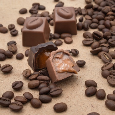 Bombons com Recheio de Café