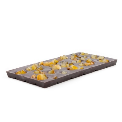 Tablete de Chocolate Negro 70% com Laranja