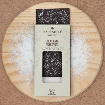 Tablete de Chocolate Negro 70% com Flor de Sal