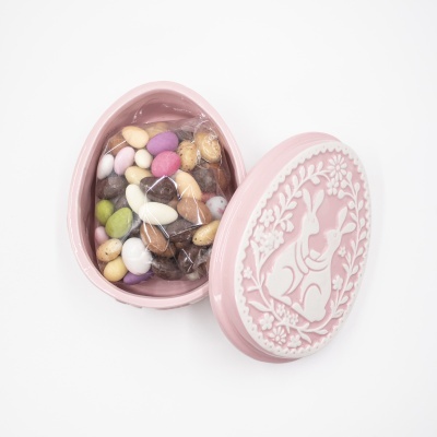 Caixa de Páscoa em Cerâmica com Sortido de Amêndoas 🐰