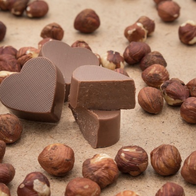 Bombons com Recheio de Praliné de Avelã