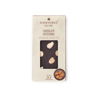 Tablete de Chocolate Negro 70% com Amêndoa